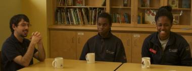 Three Teen Ambassadors at Boston Nature Center 2011